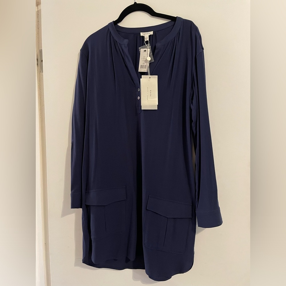Joie Soft, XS, new with tags, dark navy dress